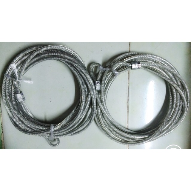 Dây cáp khoá xe chống cắt dài 8m, 10m
