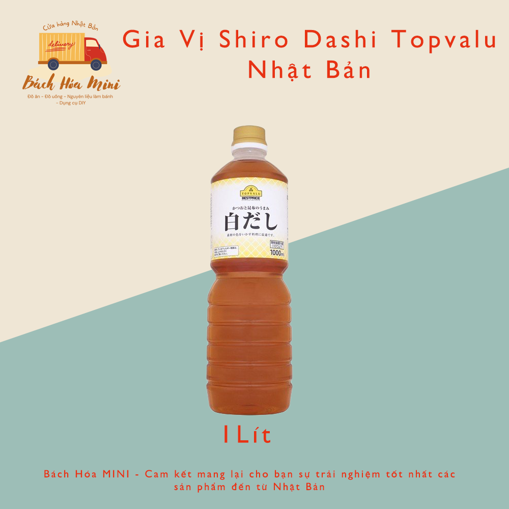 Gia vị shiro dashi topvalu nhật bản - bách hóa mini