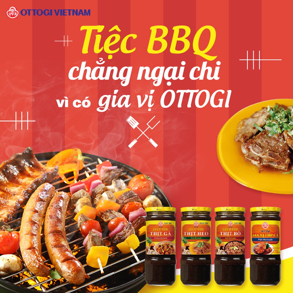 Gia Vị Ướp Thịt Bò Hàn Quốc 240gr/ Sốt Ướp Thịt Bò Ottogi/ Beef Marinade - Ottogi Korea