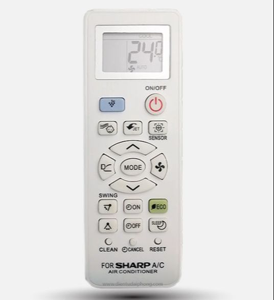 Remote máy lạnh sharp dòng j-tech inverter - điều khiển điều hòa sharp dòng j-tech inverter