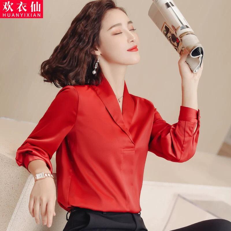 Top Bán Chạy) Áo Sơ Mi Nữ Tay Dài Vải Phi Lụa - Cực Sang Chảnh - Quý Phái -  Hàng Thiết Kế Cao Cấp / Có 3 Màu | Lazada.Vn