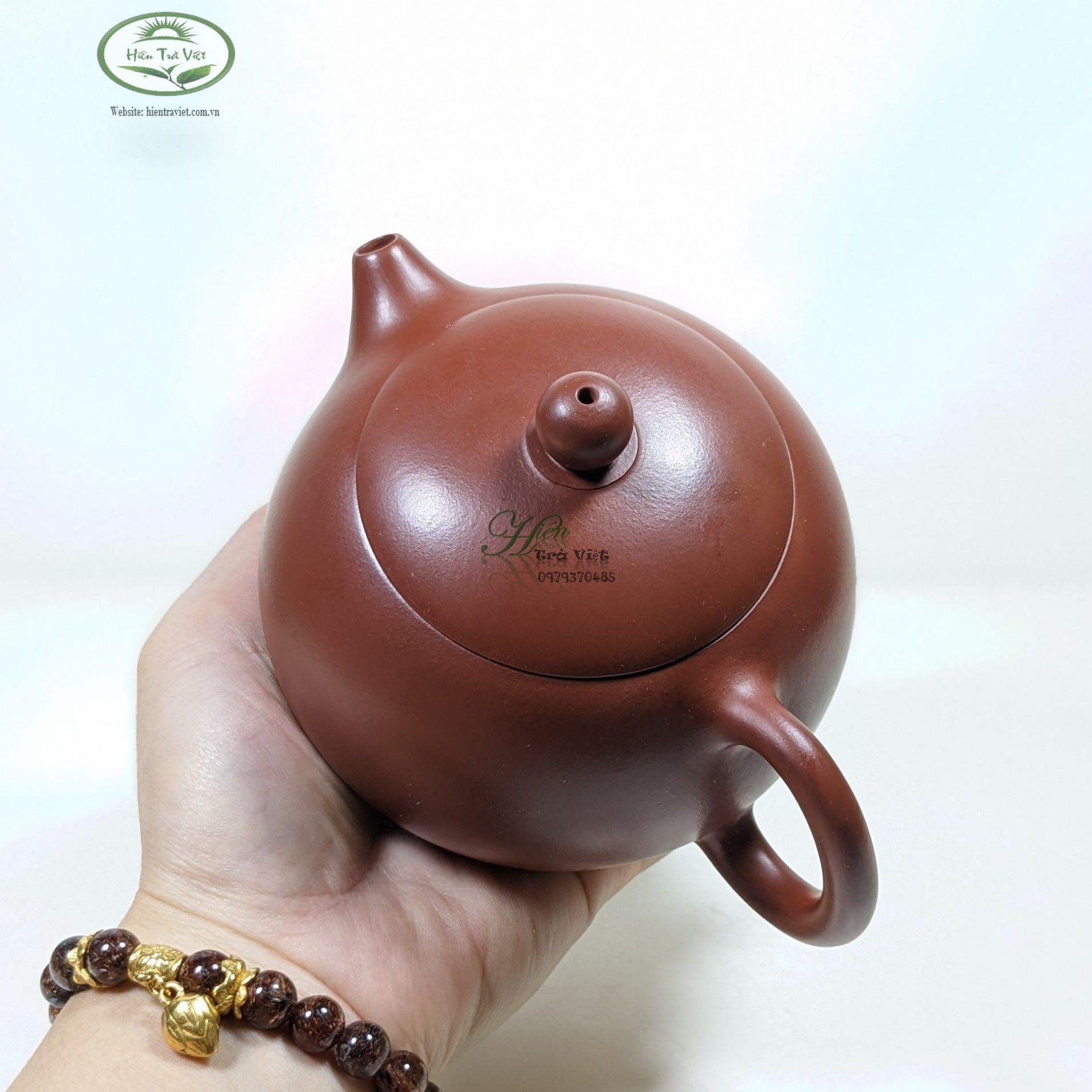 MS 163 Ấm tử sa Nghi Hưng tây thi 350ml (khoáng đại hồng bào)