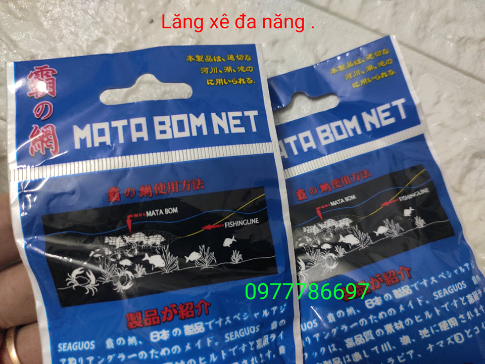 lăng xê lưới đa năng câu được nhiều loại cá