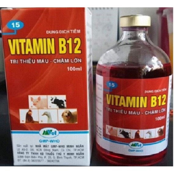 [FreeShip] Phân Bón Vitamin B12 Hoa Cây Cảnh - chai 100ml