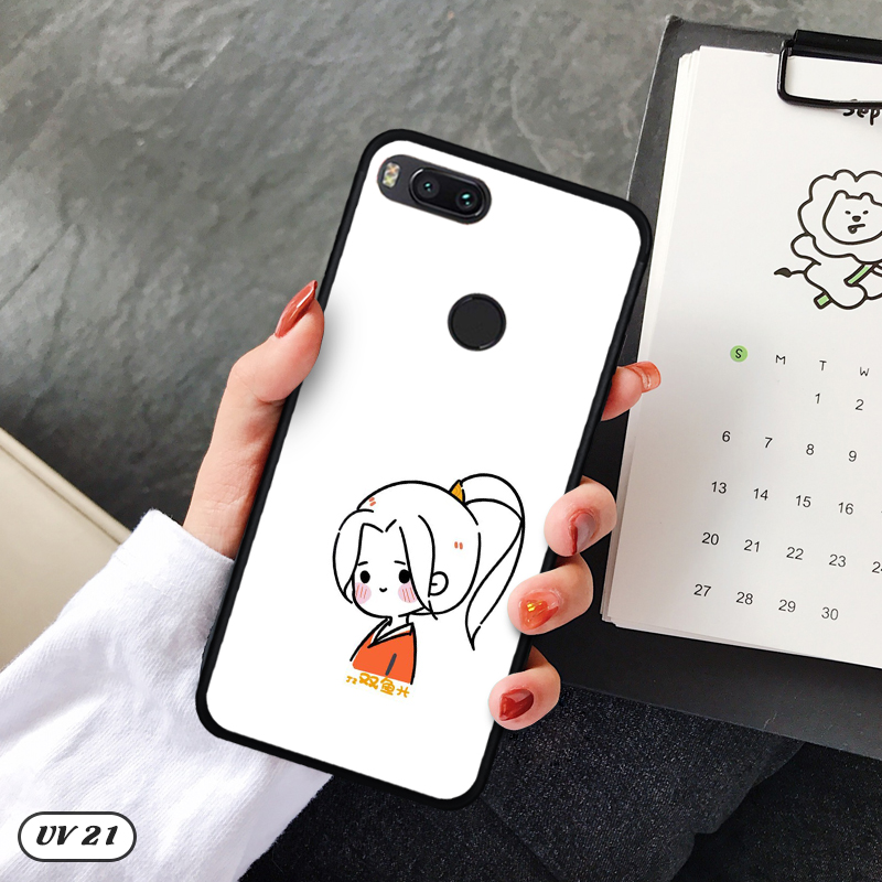 Ốp Xiaomi Mi A1 lưng nhám -ngộ nghĩnh
