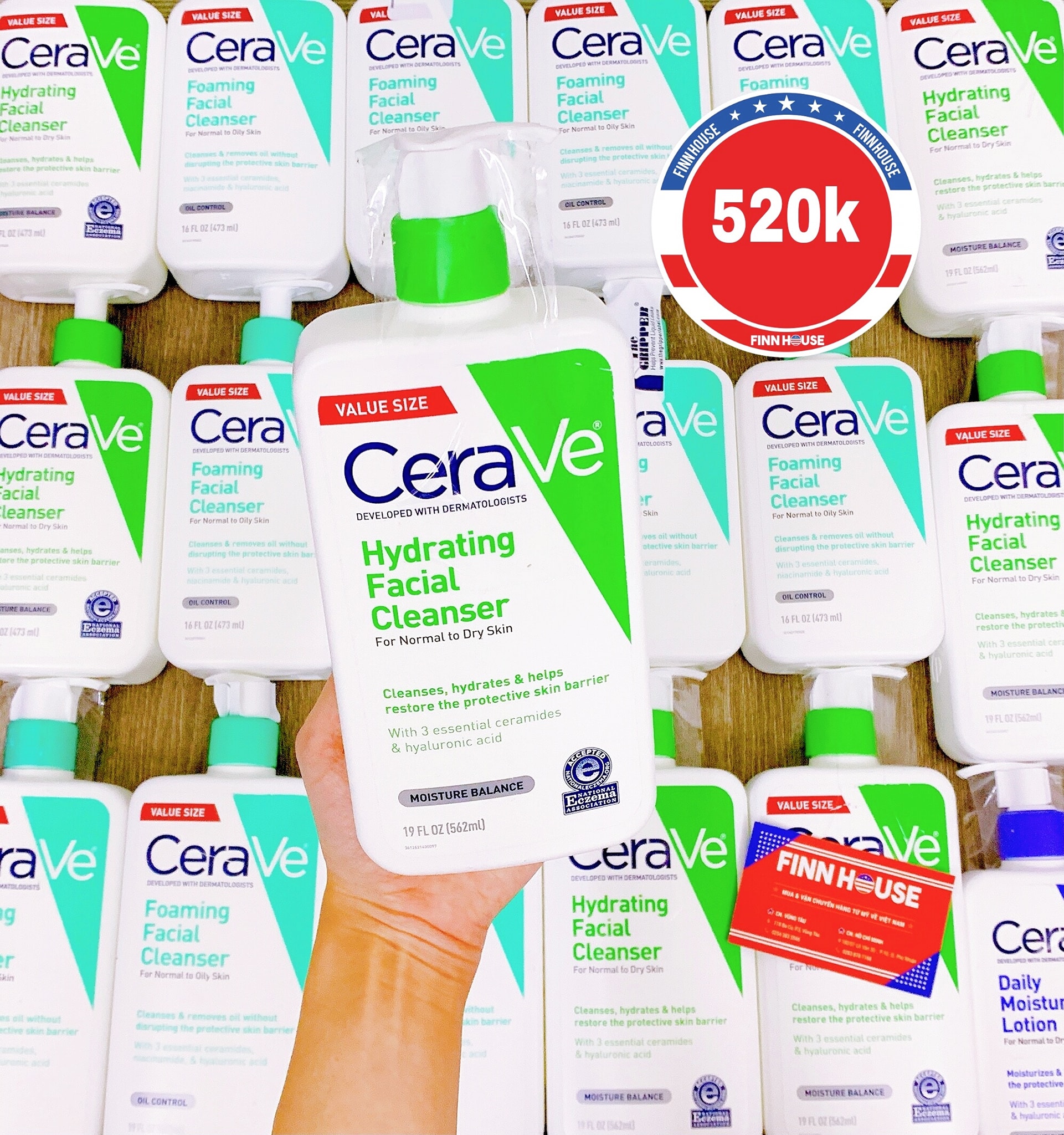 Sửa rữa mặt CERAVE Hydrating Facial (Normal to Dry Skin)