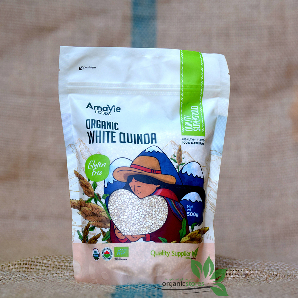 Hạt diêm mạch quinoa trắng hữu cơ Markal/Davert