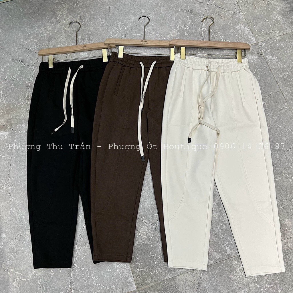 Quần baggy cạp chun dây rút chất ruby lót nỉ-XMPĐ-Mã 191