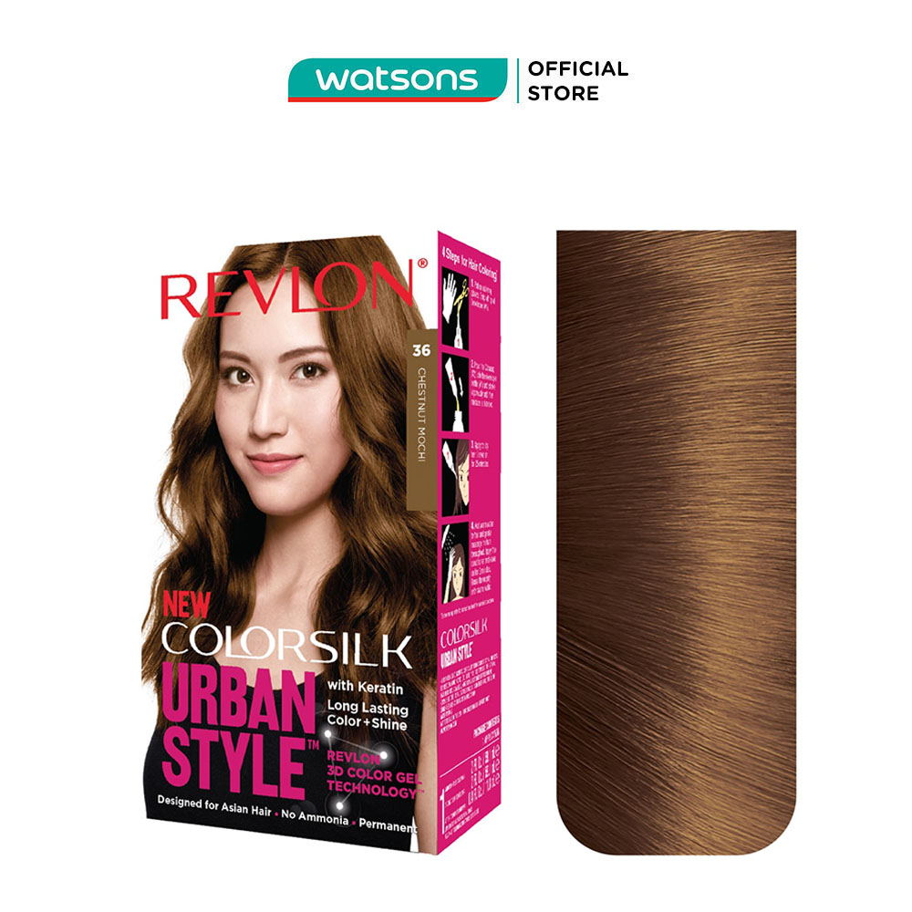 Thuốc Nhuộm Tóc Revlon Colorsilk Urban Style (59.1ml + 59.1ml + 11.8ml)