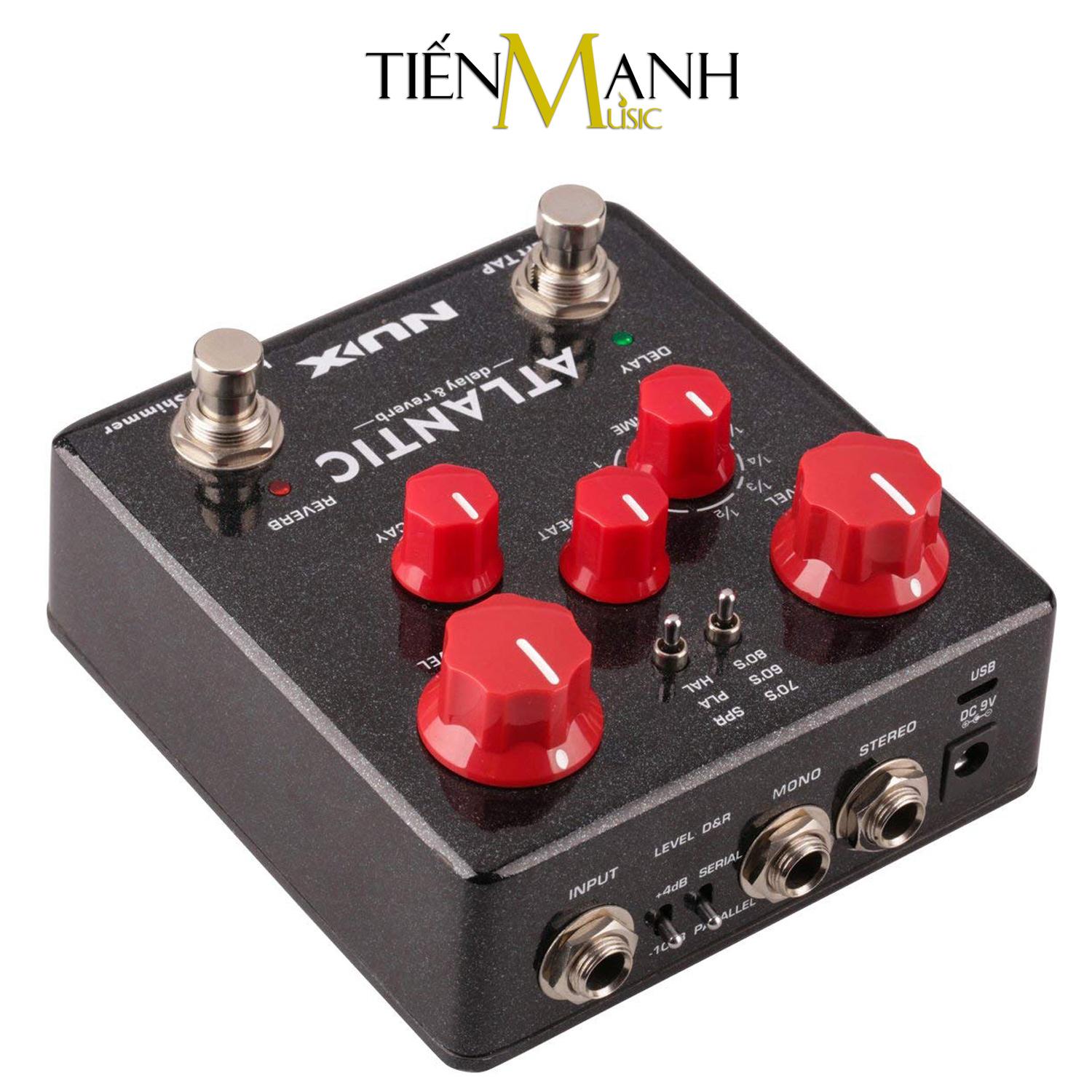 Phơ Đàn Guitar Nux Atlantic Reverb & Delay NDR-5 (Bàn đạp Fuzz Effect Pedal)