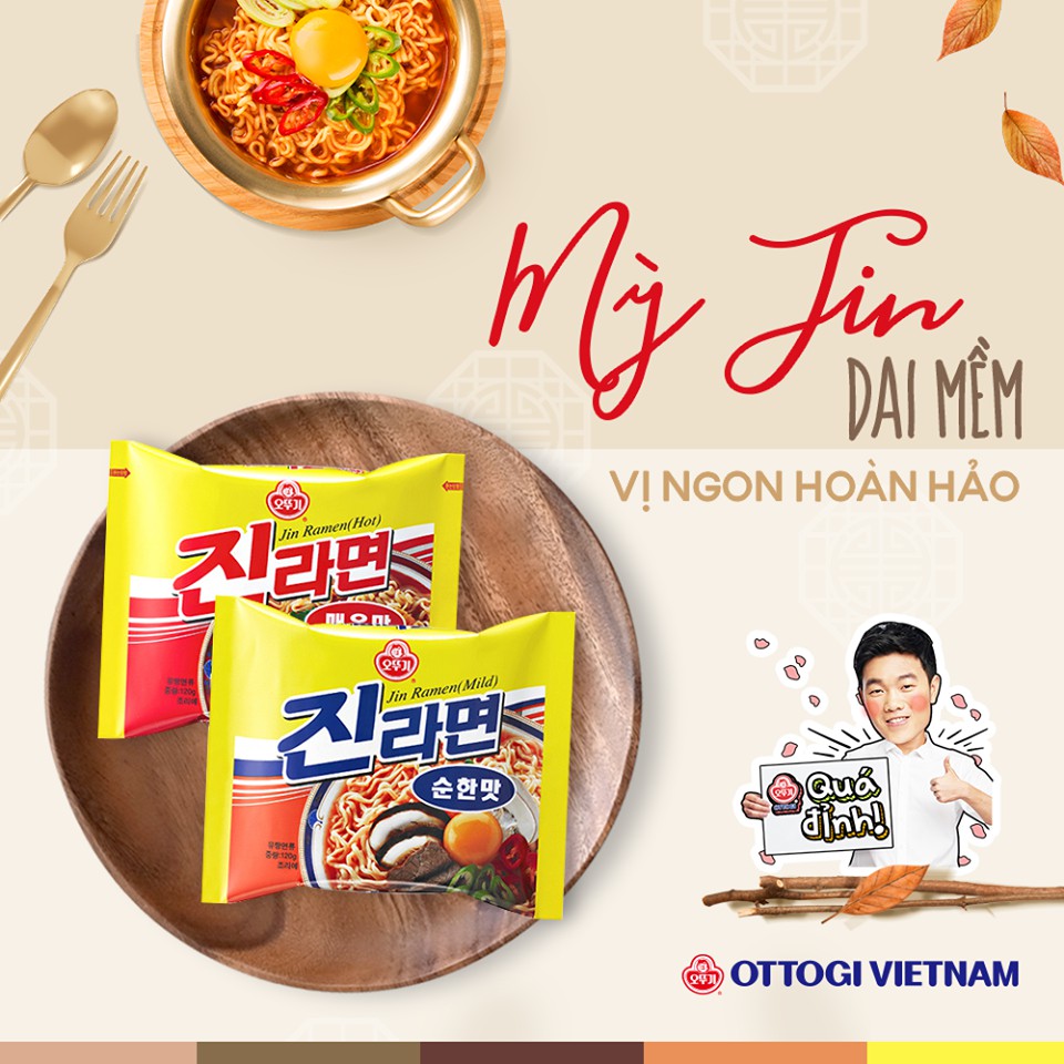 Mì Jin Không Cay Ottogi 120G