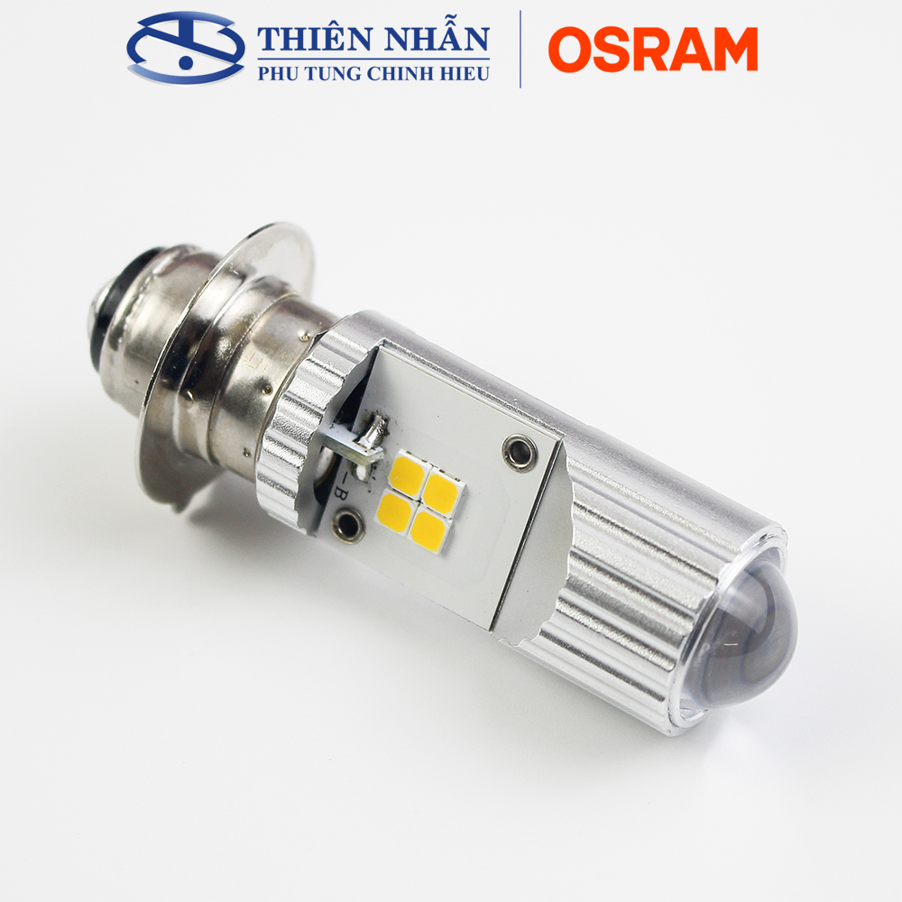 Bóng đèn LED OSRAM T19 (bi cầu thấu kính lưỡng màu) xe Dream, Wave alpha đời đầu, Wave 125i (pha đèn 2 bóng), Wave ZX (8035BC) (ko dùng cho Air Blade 110 Thái ánh sáng sẽ chiếu ra 2 bên)