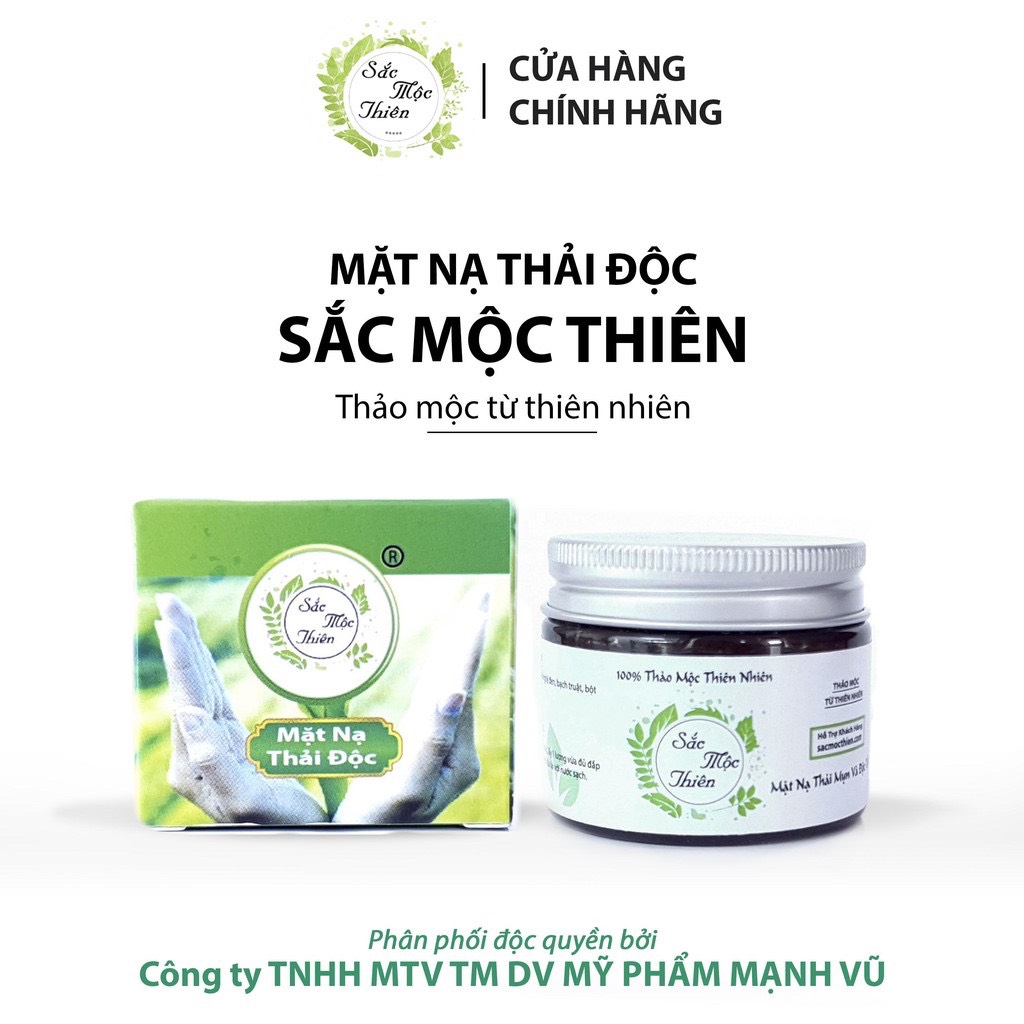 [HCM]Mặt Nạ Thải Độc Sắc Mộc Thiên Sạch Mụn Sạch Da