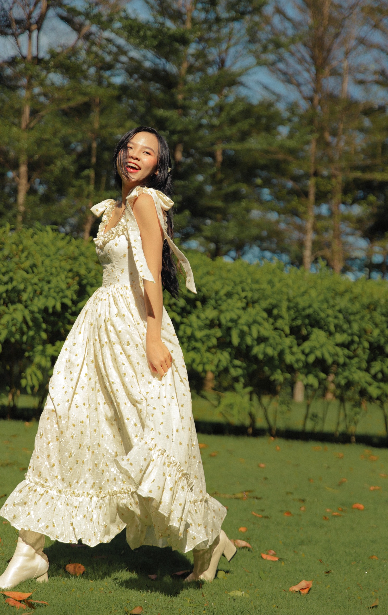 [Nhập LazXuHuong05 - giảm 70k cho đơn 499k] Daydreamer Đầm Maxi mùa hè Rapunzel