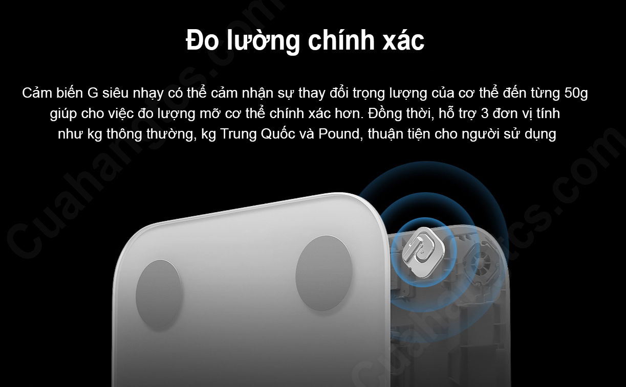 CÂN THỂ CHẤT THÔNG MINH XIAOMI GEN2 2019 (Xiaomi Body Fat Scale 2 Universal 2019)