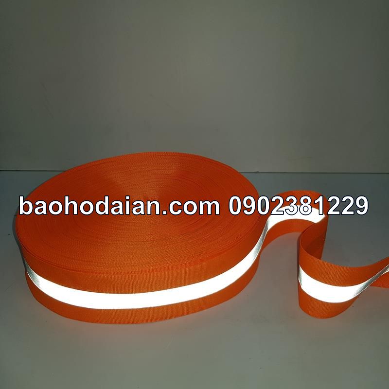 Dây phản quang vải cảnh báo công trình