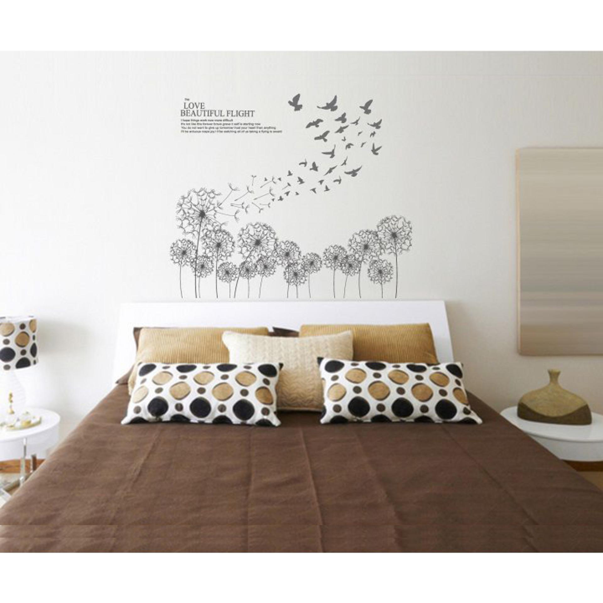 [HCM]Decal dán tường Hoa bồ công anh 2 DH071 (110 x 110cm)