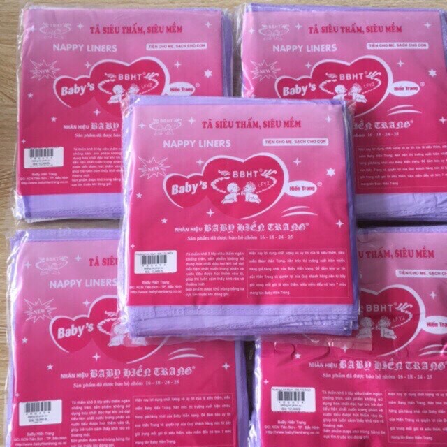 Lót phân xu tím Hiền Trang( bịch 18-20 miếng)