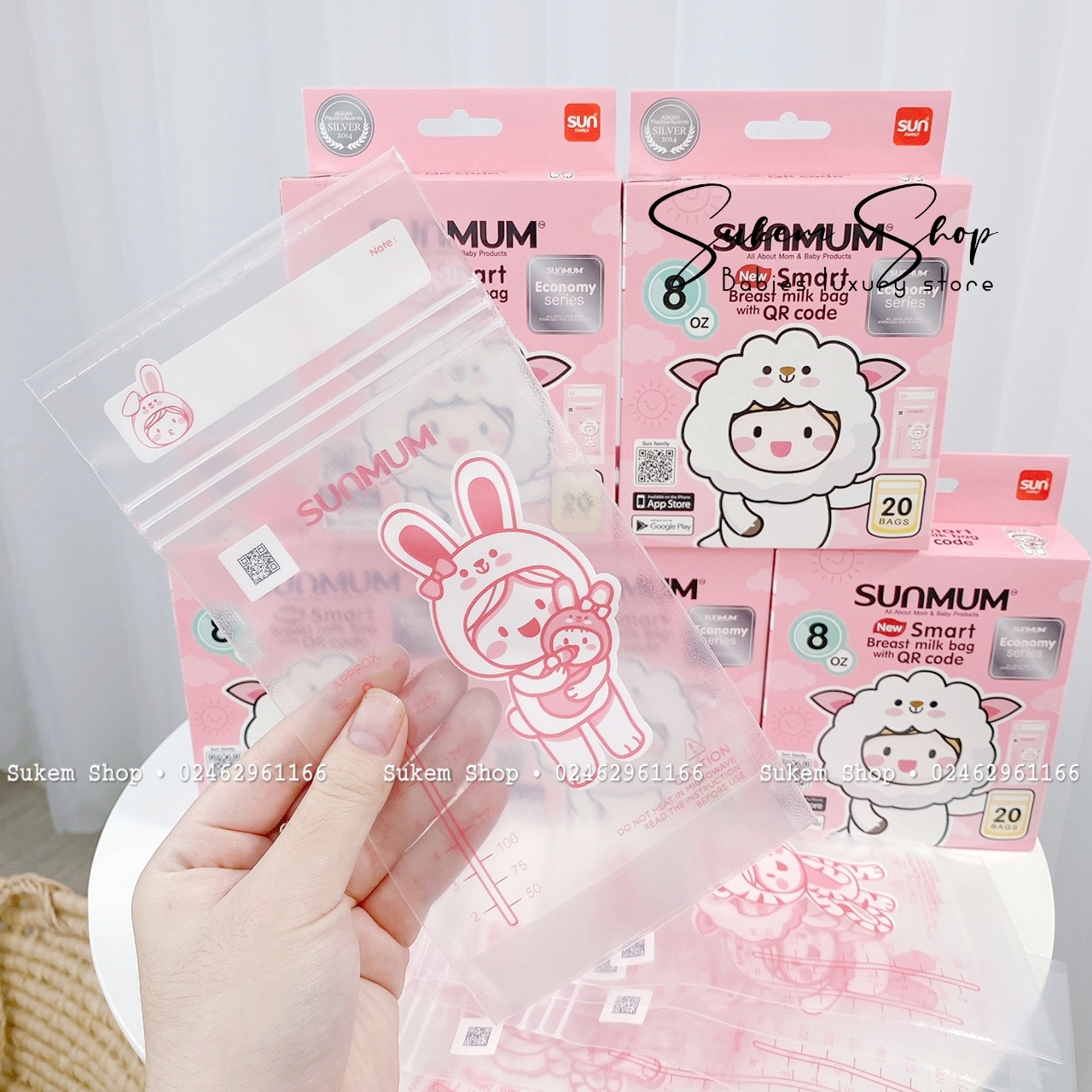 Túi Trữ Sữa Sunmum 100Ml/250Ml