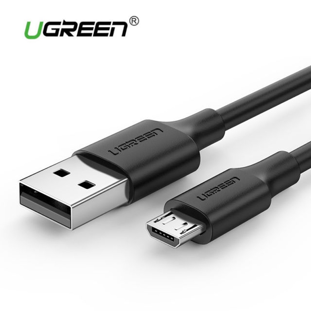 Cáp sạc USB 2.0 to Micro USB UGREEN (60134 0.25m,60135 0.5m,60137 1.5M, 60138 2M,60827 3m) Chính Hãng