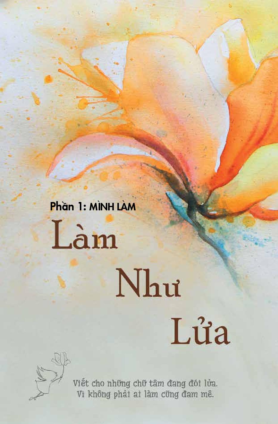 Fahasa - Làm Như Lửa, Yêu Như Đất