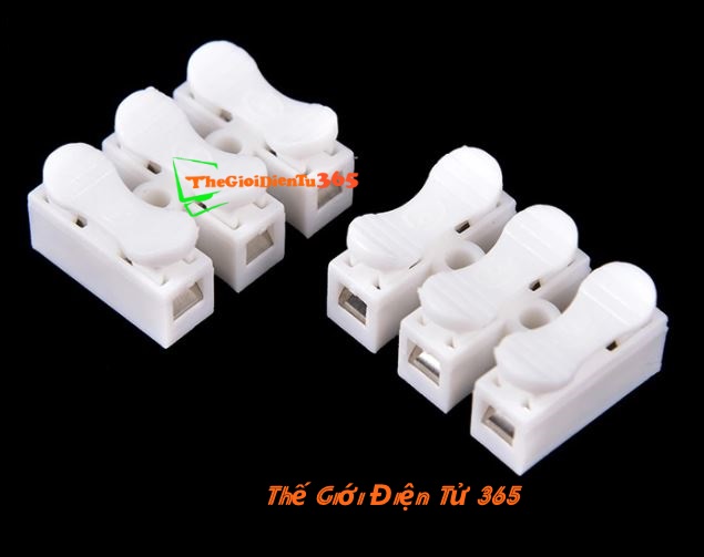 Bộ 5 Jack Nối Dây Điện CH-3 3P Loại Thẳng