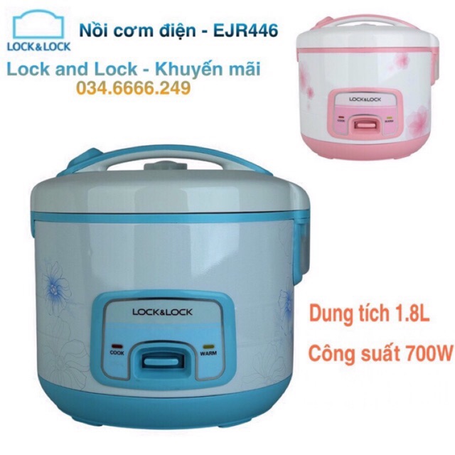 [HCM]NỒI CƠM ĐIỆN 1.8L LOCK&LOCK - EJR446
