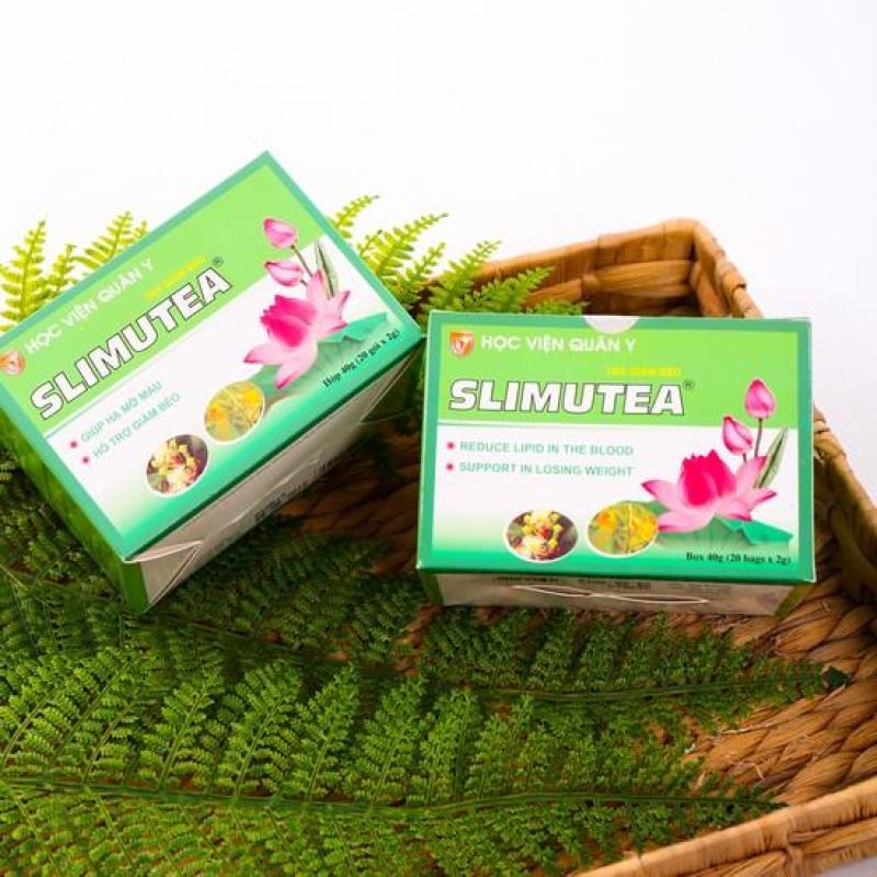 Bộ 2 Trà giảm cân giảm béo Slimutea Học Viện Quân Y (20 túi x2)
