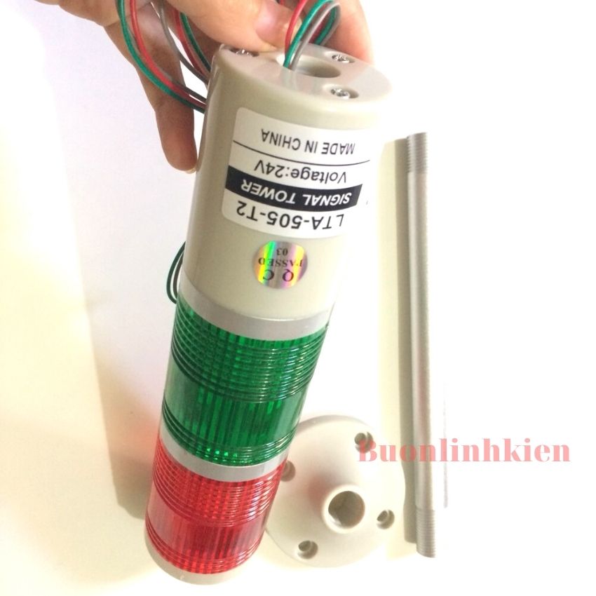 Đèn tháp 2 tầng 24V không còi LTA-505-T2