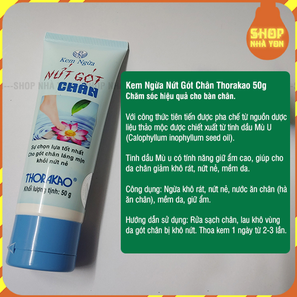 Kem Ngừa Nứt Gót Chân Thorakao 50g