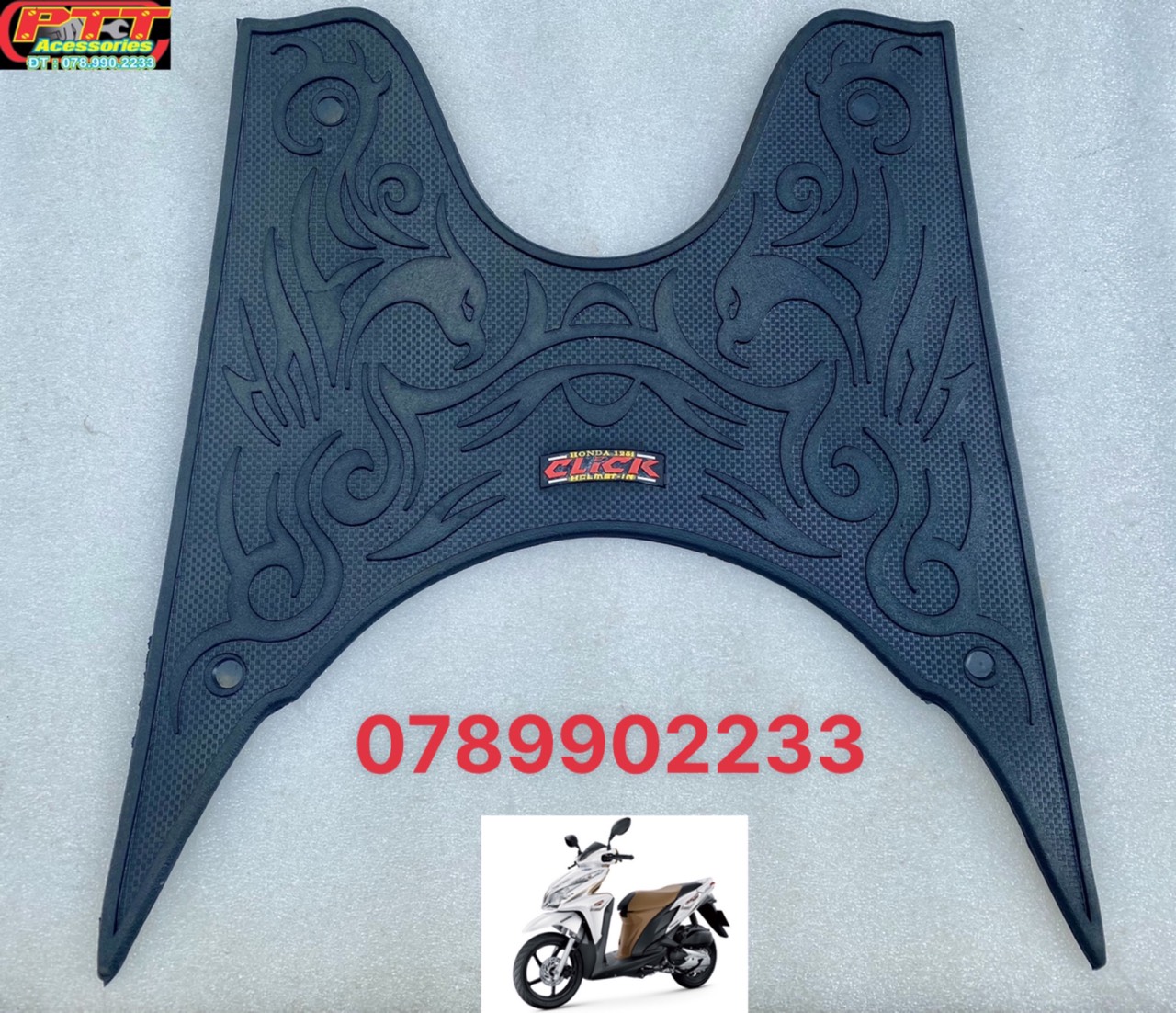 THẢM CAO SU LÓT CHÂN XE CLICK THÁI 125 ( 2013 - 2015 )