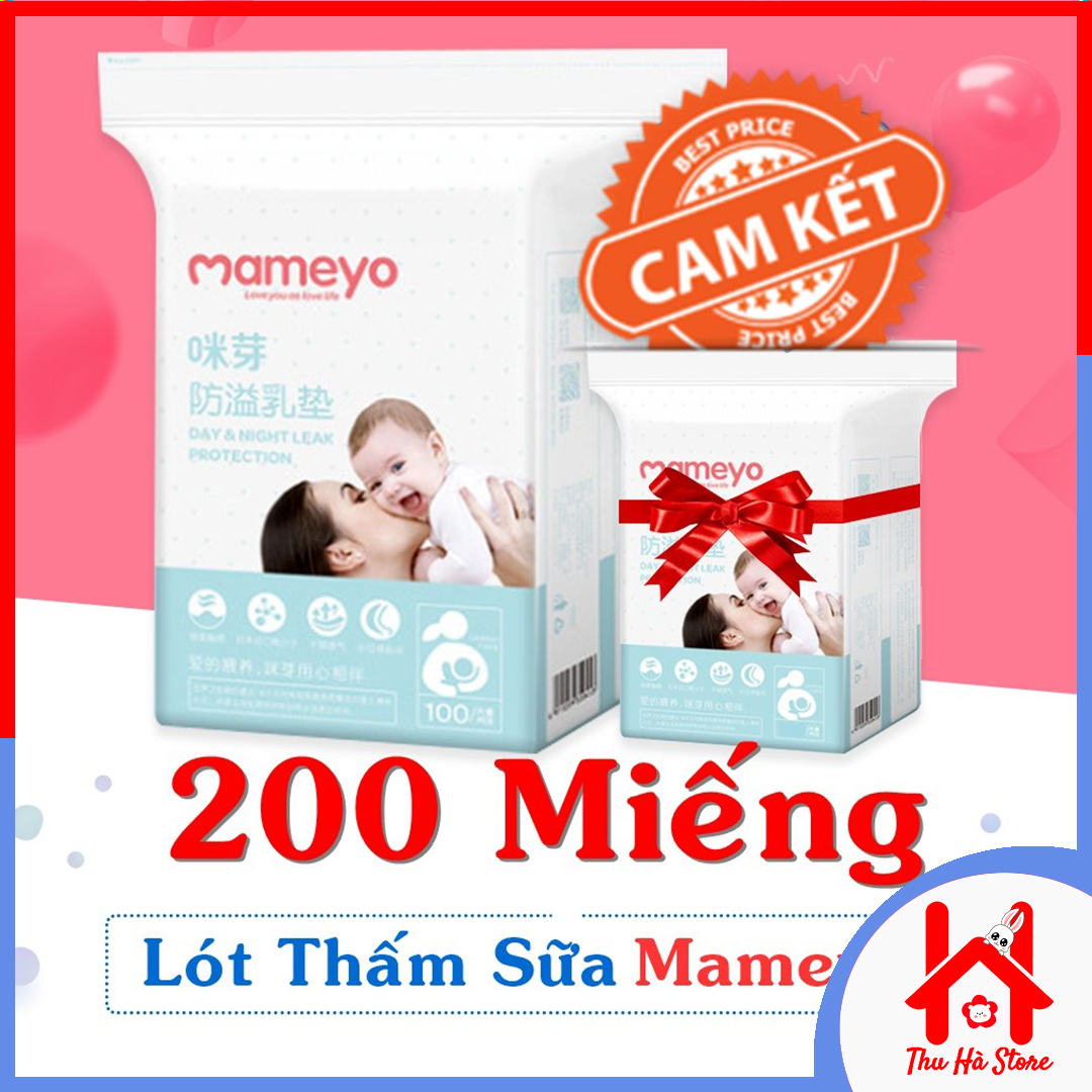 Combo 200 Miếng Lót Thấm Sữa Mameyo tiện dụng cho mẹ bầu sau sinh