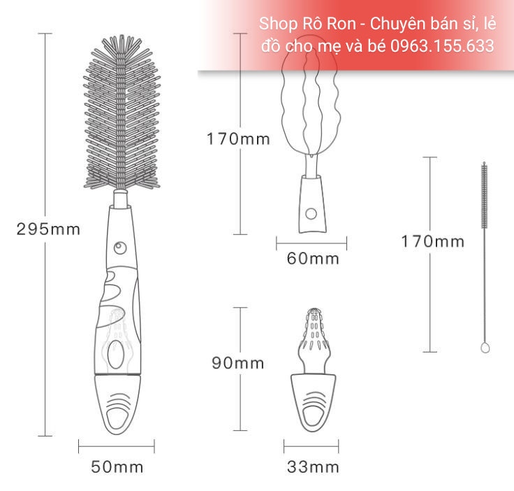 CỌ BÌNH SILICON EMMA CAO CẤP 4 CHI TIẾT