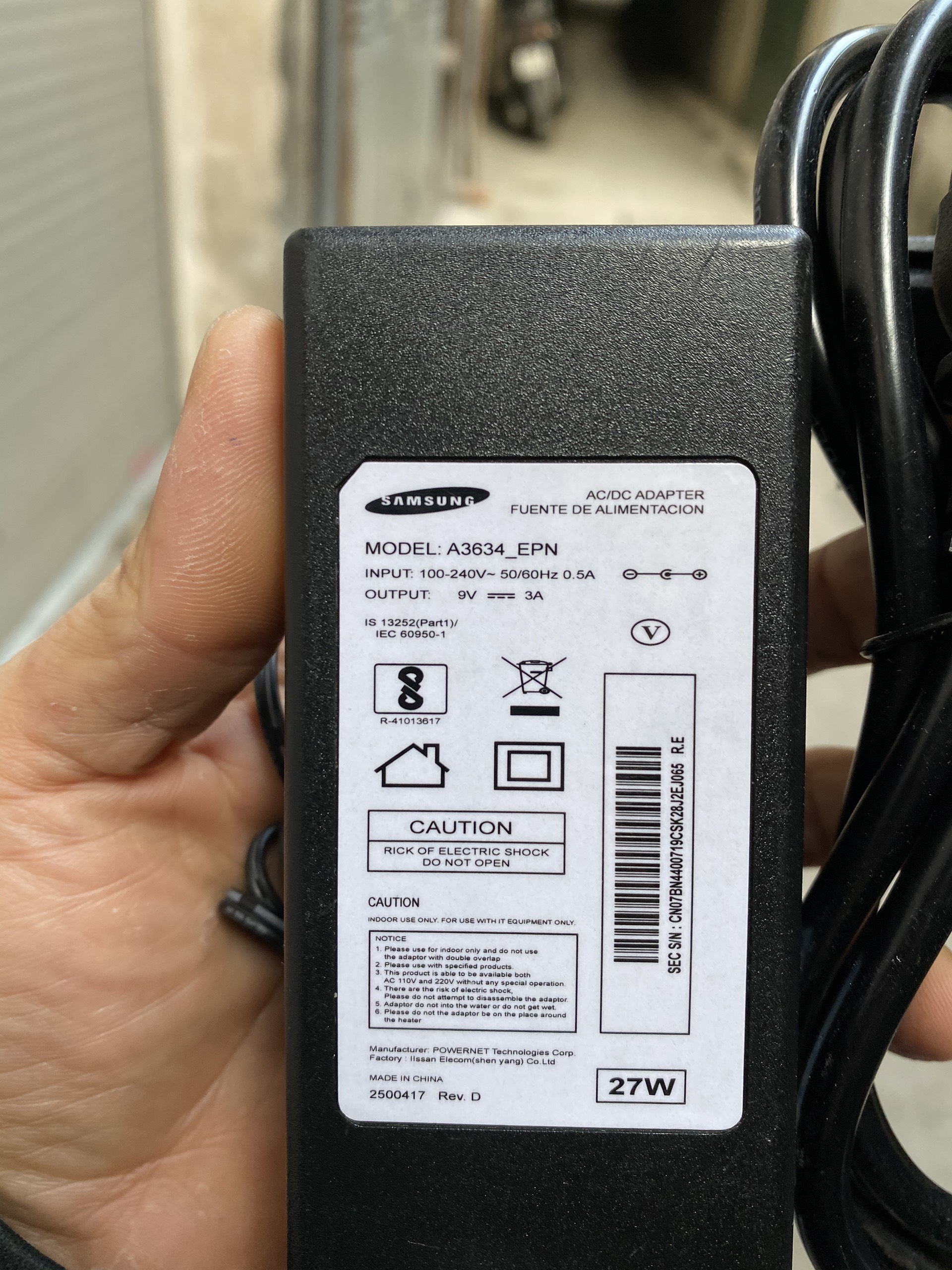 Adapter nguồn 9V 2A/3A hàng cao cấp
