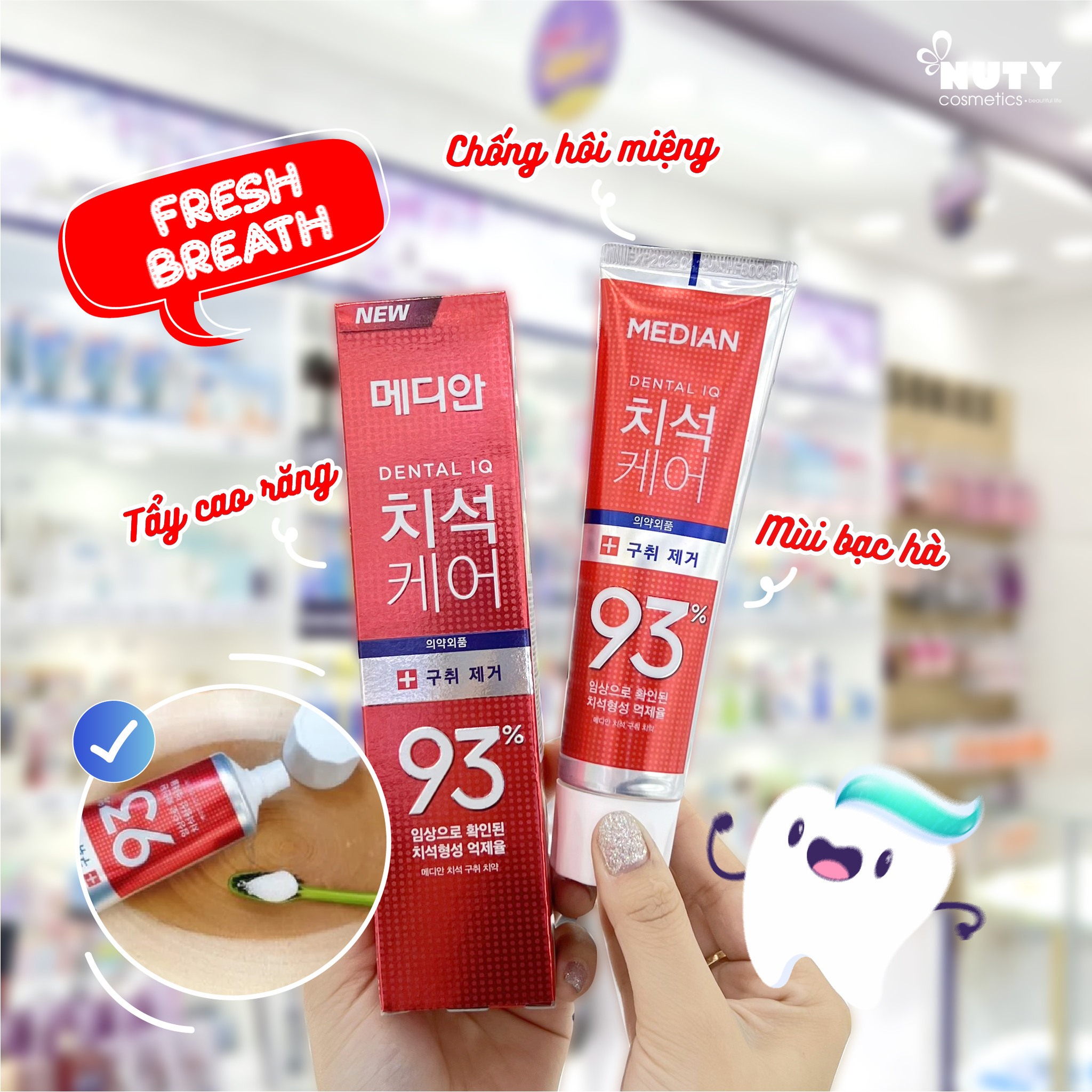 Kem Đánh Răng Median Dental IQ (120g)
