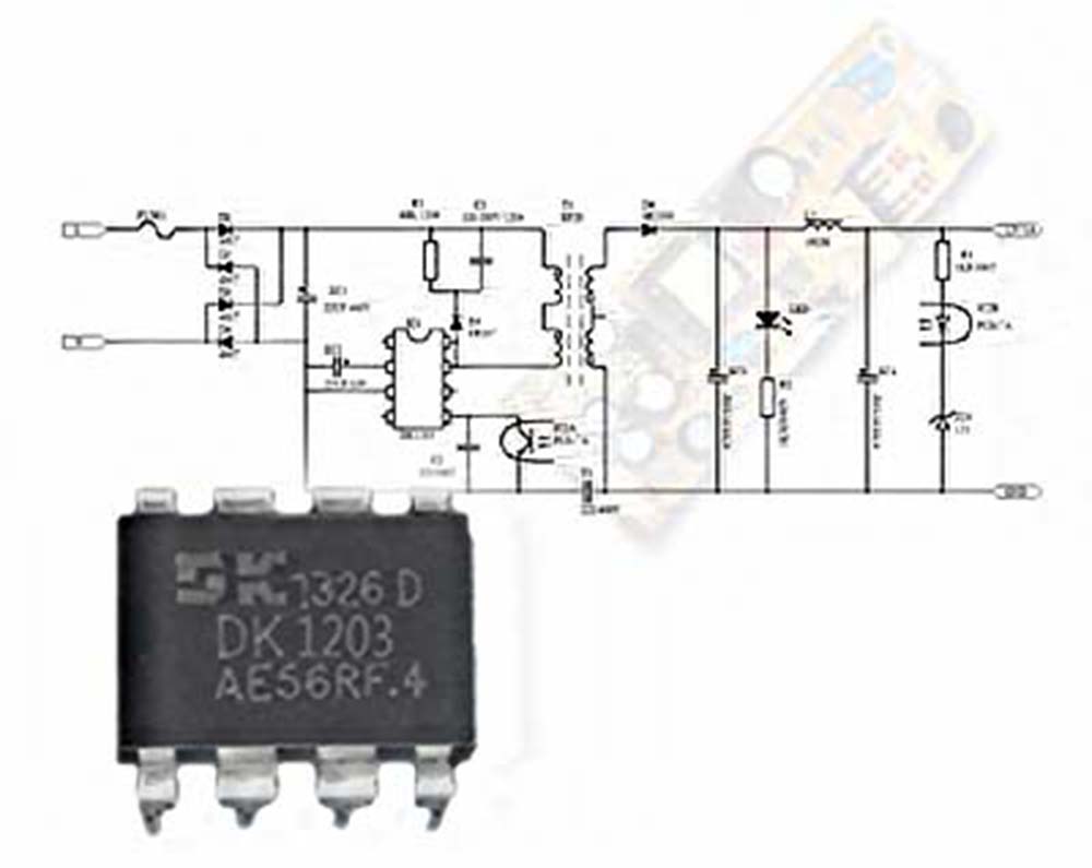 2 con IC: DK1203 DIP-8 DIP mới và chính hãng