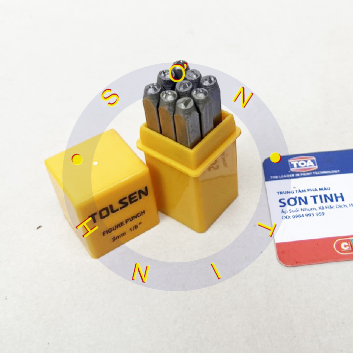 Đóng số 9 cây 3mm tolsen 25094