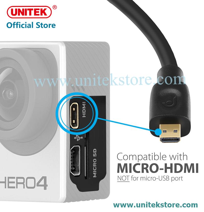 [UNITEK STORE] ĐẦU ĐỔI MICRO HDMI sang HDMI UNITEK (Y-A 011)