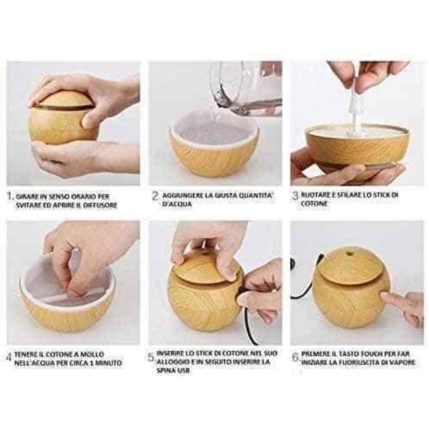 [FREESHIP❤️] MÁY XÔNG TINH DẦU VÂN GỖ