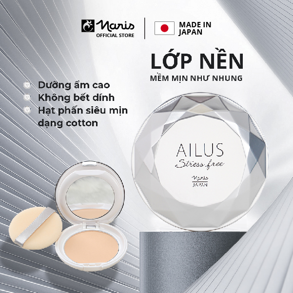 Phấn phủ Ailus Stress Free Face Powder 12g