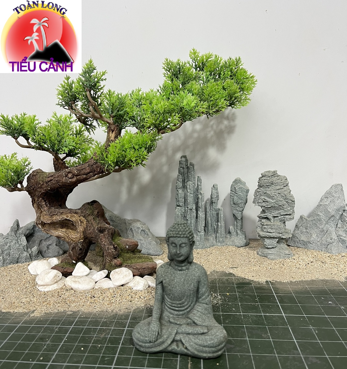 Tượng phật adida, phật đức thích ca cao 15cm, trang trí nhà cửa thờ phật, cây cảnh, bể cá, sân vườn...