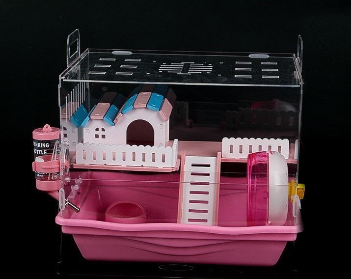 Lồng mica cho hamster - Lồng nhà vòm mica
