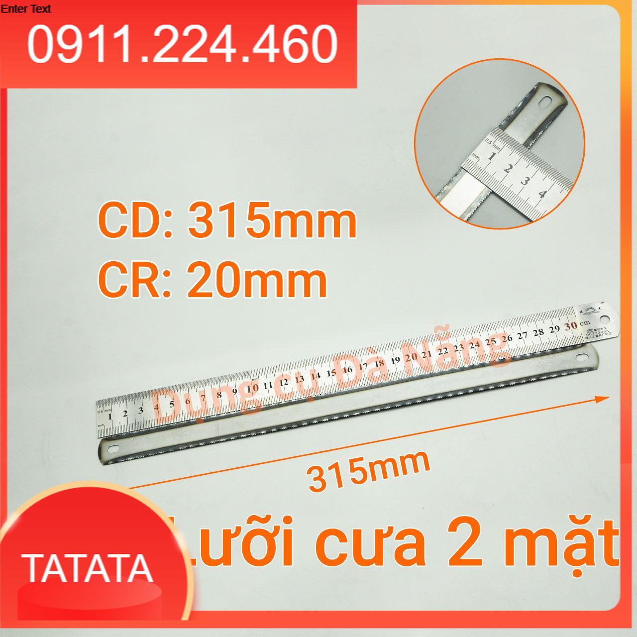 Lưỡi cưa sắt 2 mặt