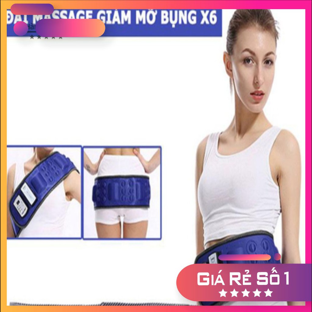 [ 0 Đồng ] ĐAI RUNG MASSAGE ĐÁNH TAN MỠ TOÀN THÂN X5 .ĐTBX