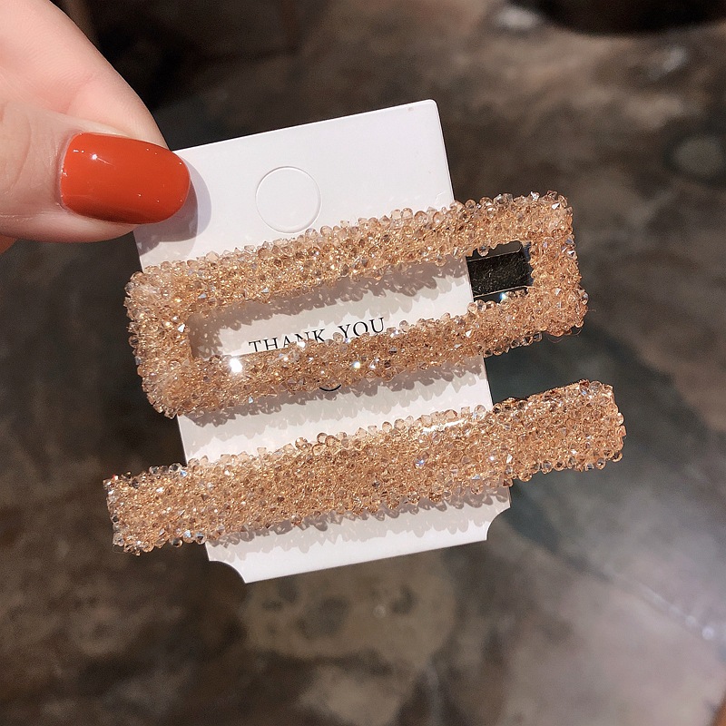 Clip hair applique stone diamond Korean fashion Korean style-Beyou