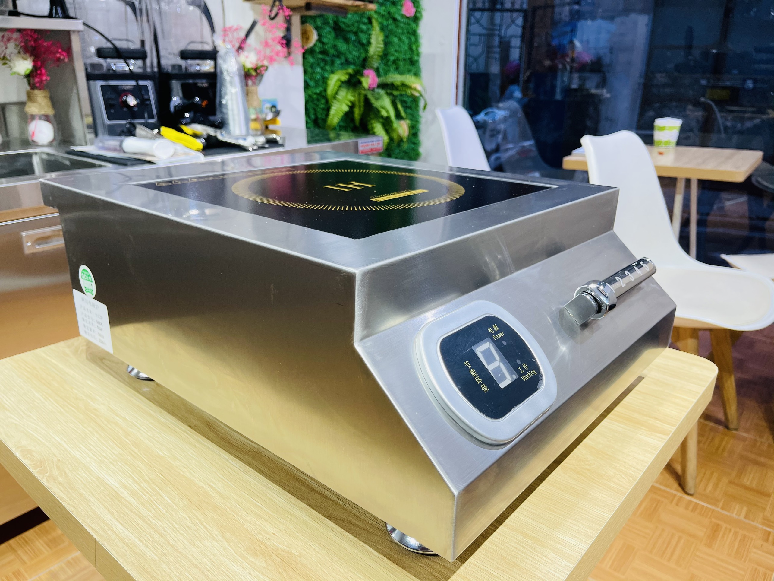 Bếp từ công nghiệp 5000w mặt phẳng