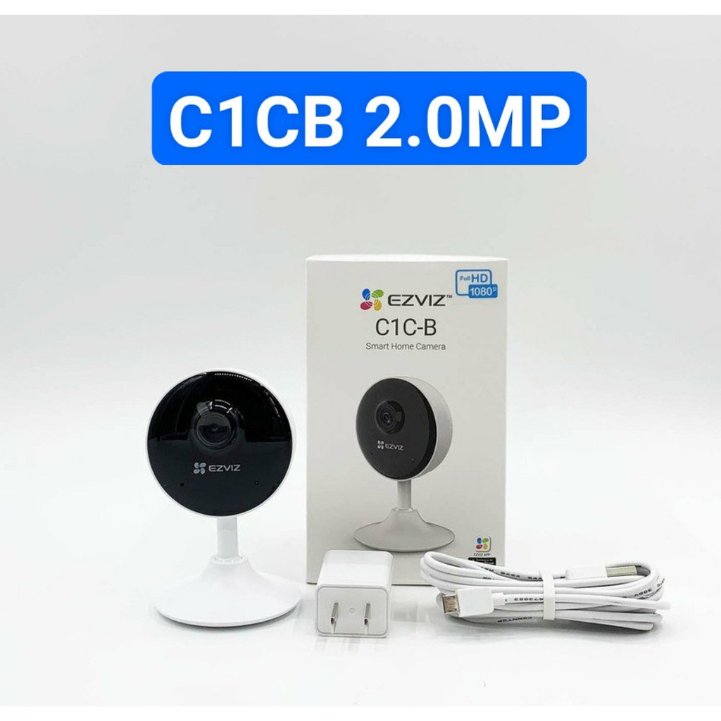 Camera IP/Wifi Ezviz C1C-B 2MP - Cảnh Báo Tức Thời,Trò Chuyện Hai Chiều, Thu Phóng Tối Đa Tám Lần - TQT SMART