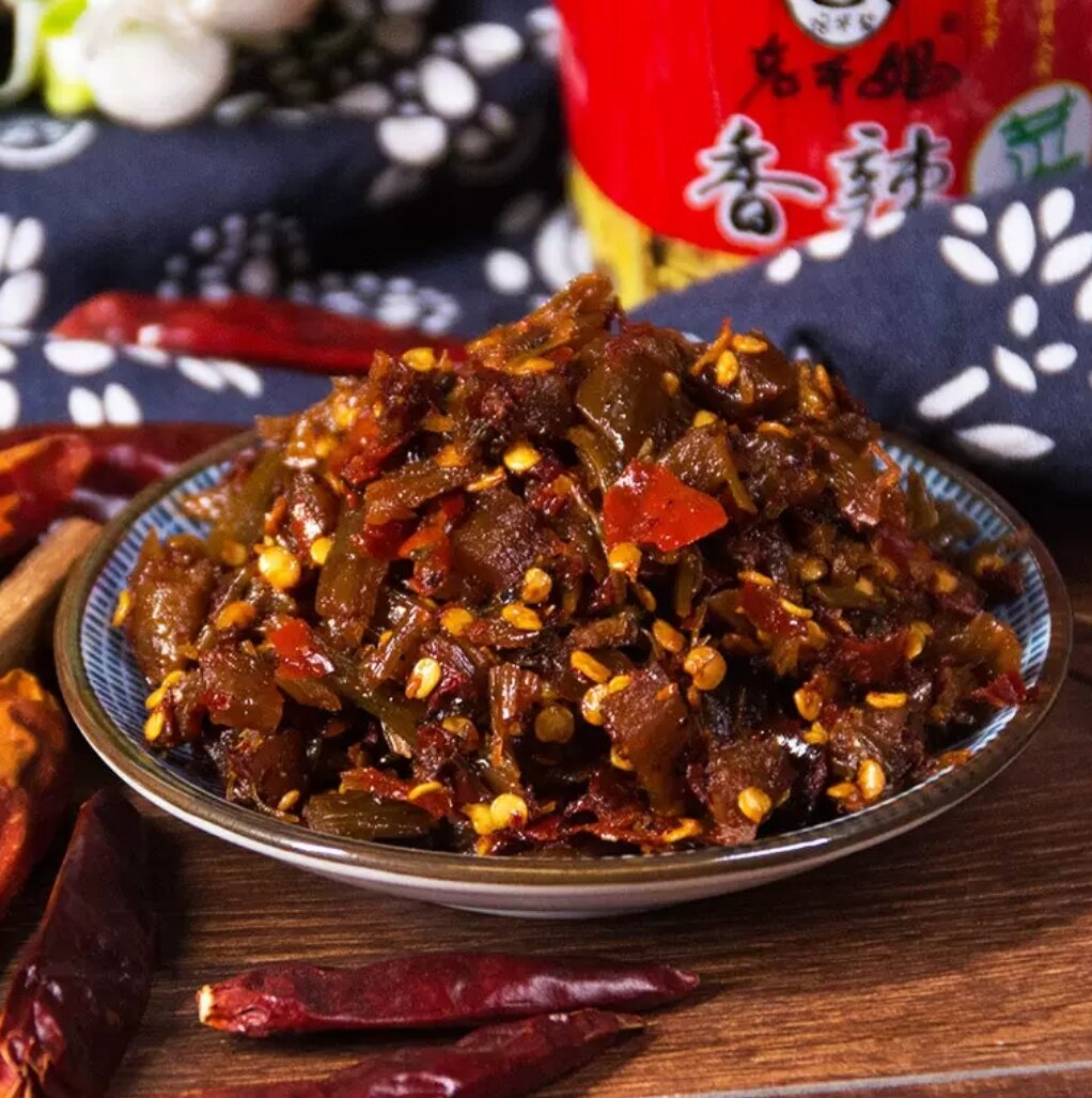 cải muối thơm cay laoganma