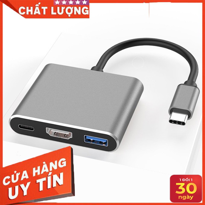 Hub chuyển đổi USB Type-C Sang USB 3.0/HDMI-Type C