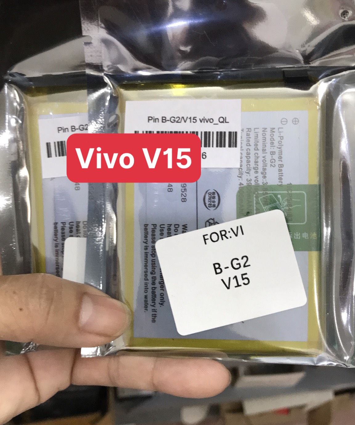 Pin b-g2 /vivo v15 / v1831 zin dung lượng 4000mah